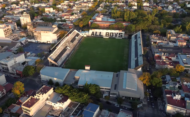 All Boys vista aerea cancha All Boys