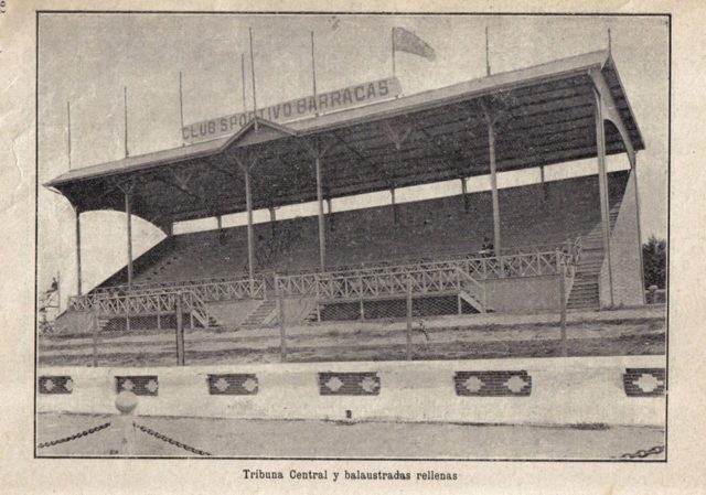 cancha Sportivo Barracas tribuna