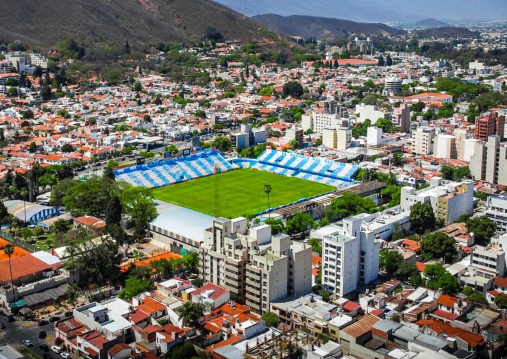 Gimnasia y Tiro Salta imagen aerea estadio Gigante del norte