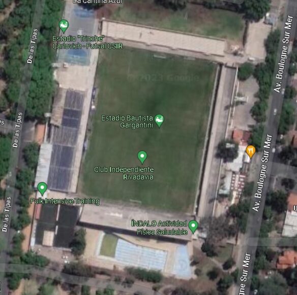 Independiente Rivadavia Mendoza google map