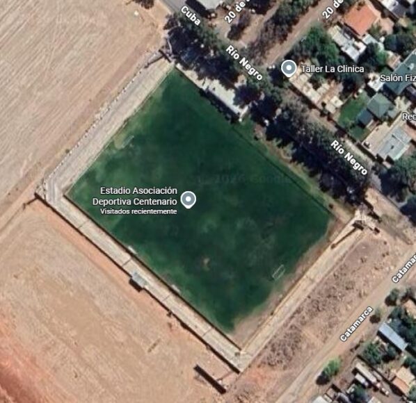 Centenario de Neuquén google maps