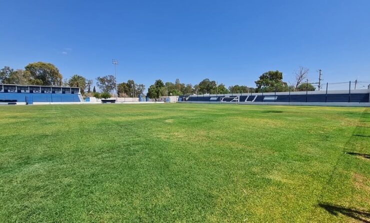 Unión Villa Krause tribuna cancha Unión Villa Krause