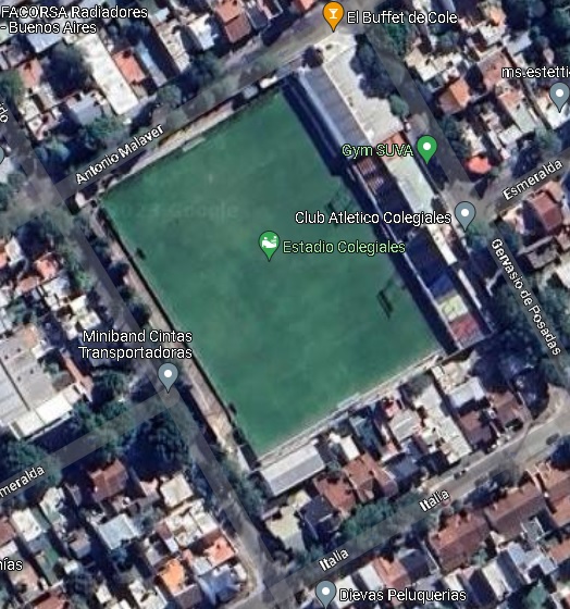 club Colegiales google maps