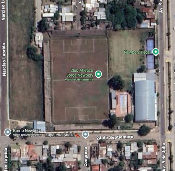 Jorge Newbery Aguilares google maps