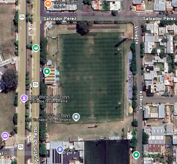All Boys de Santa Rosa google maps