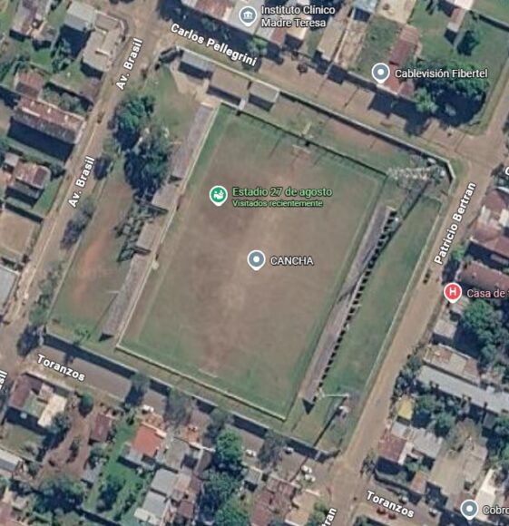 Liga Santotomeña de Futbol estadio 27 de Agosto google maps