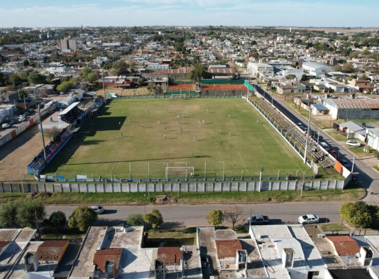 imagen aerea Ateneo Vecinos General Cabrera