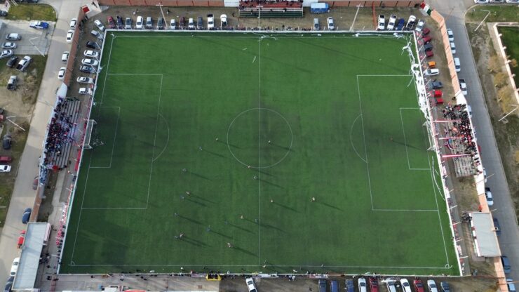 vista aerea estadio Atlético Santa Cruz