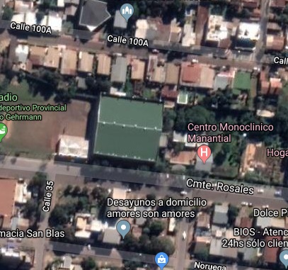 Polideportivo Finito Gehrmann maps