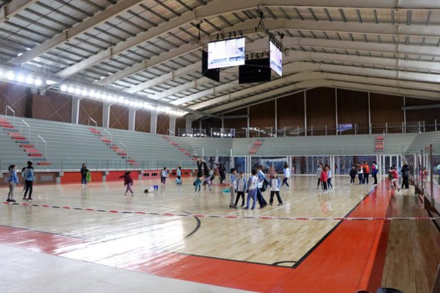 Microestadio El Calafate tribunas