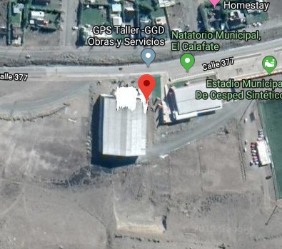 Microestadio Calafate google map