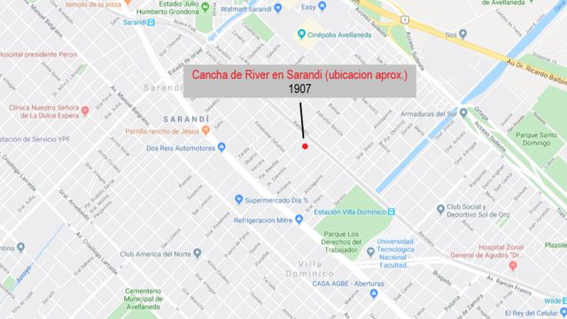 mapa cancha river sarandi