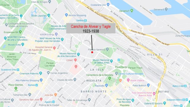 mapa cancha alvear tagle