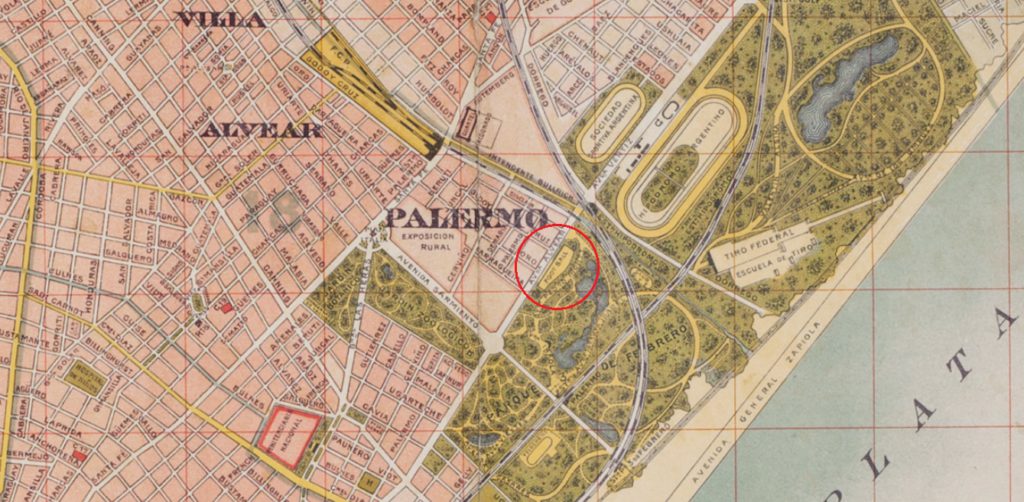 mapa Palermo 1910