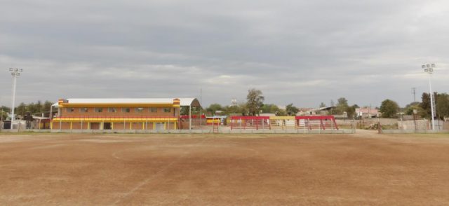 Barrio Sarmiento Castelli tribuna