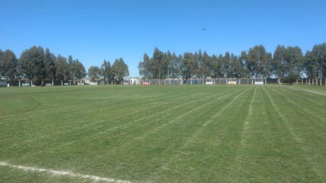 Cancha del club Sierra Chica tribuna