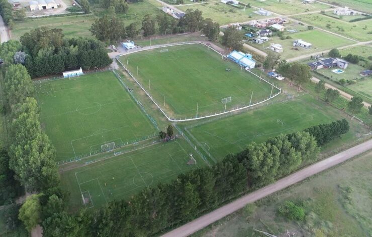 Racing Balcarce vista aerea predio Racing Balcarce
