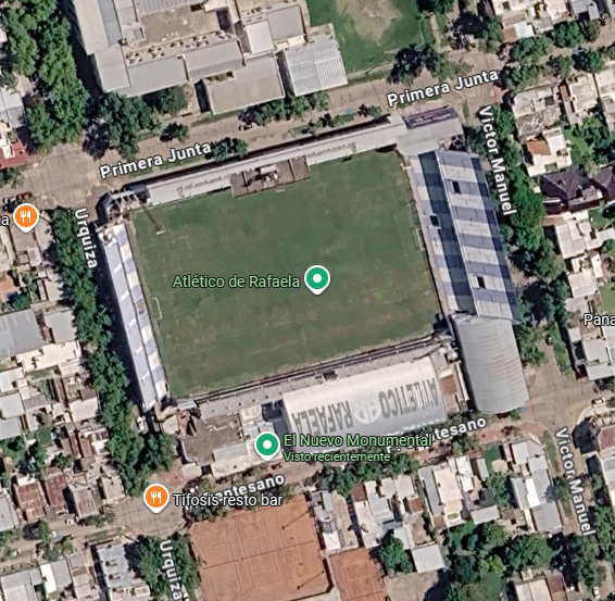 Atlético de Rafaela google maps