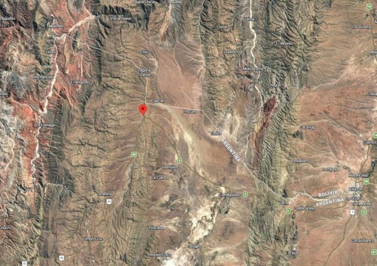mapa Santa Catalina - Jujuy